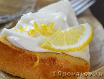Торт с лимонным кремом Торт с лимонным кремом